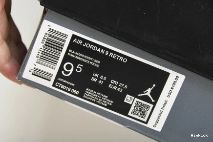 “Particle Jordan 9 CT8019-060 Air Grey” 0729